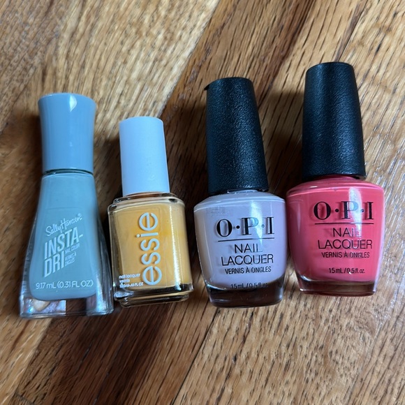 4 Polishes Opi Dont Bossa Nova Me Around Nail Lacquer, Live Love Carnaval, Essie - Picture 1 of 5